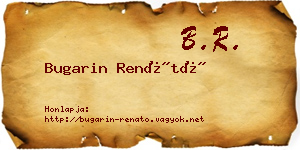 Bugarin Renátó névjegykártya